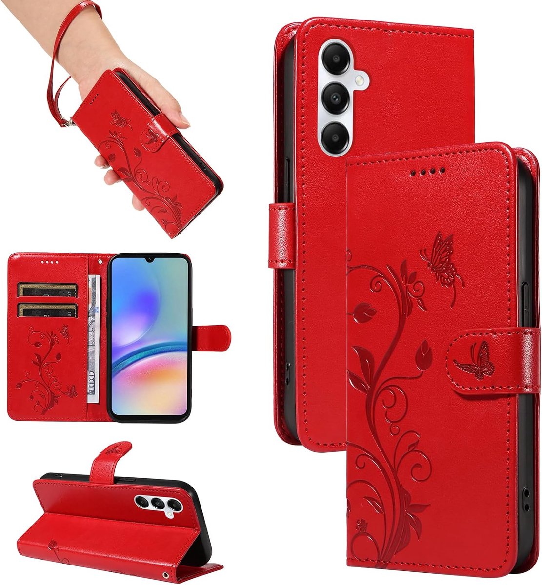 Hoesje voor Samsung Galaxy A05S, Rood
