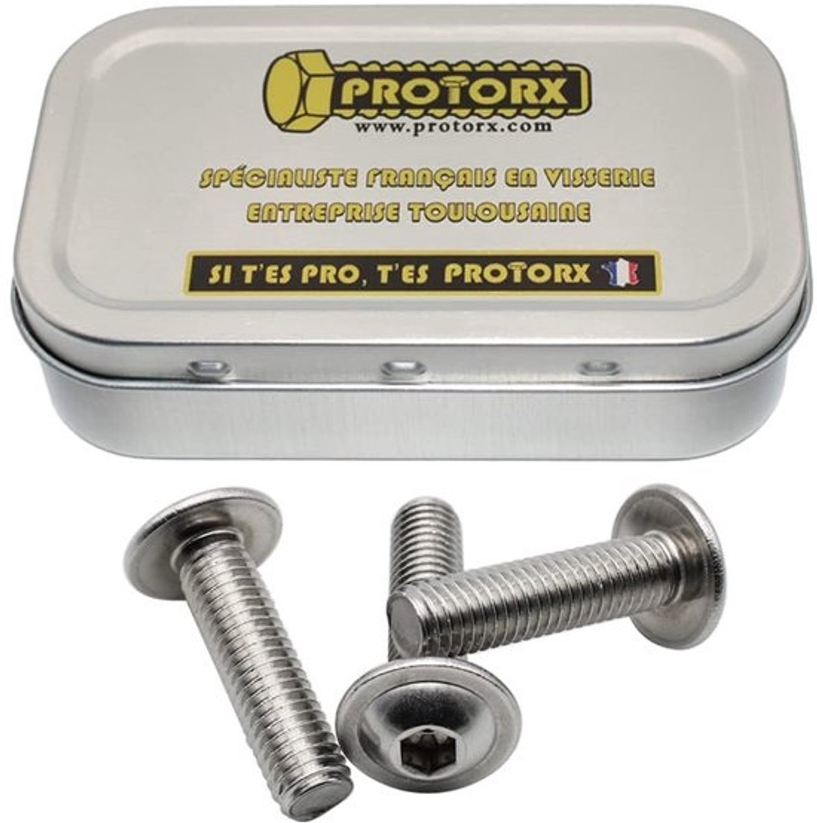 Inbusschroeven - M8 x 30mm - Bombee ronde kop - Voor het bevestigen van onderdelen - Roestvrij staal - A2 - Doos met 5 stuks