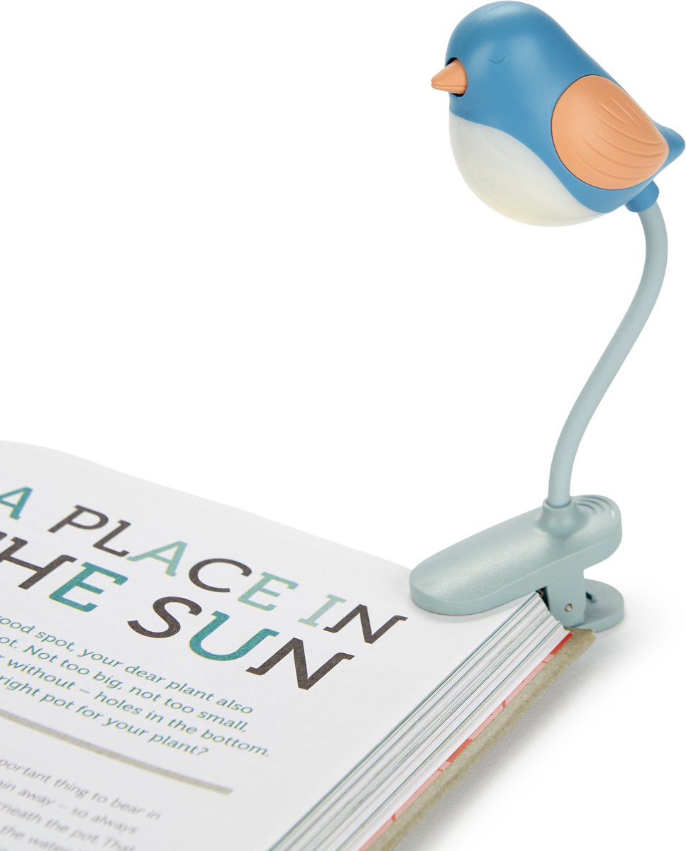 Balvi Leeslamp Vogel Blauw