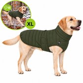 Furry Original® Honden Jas Waterdicht - Puffy Winter & Regenjas - XL 58-66 cm - Verstelbare Winterjas met Rits voor Tuig - Lichte Hondenjasjes voor Grote Hond - Snel aan/uit - Kleding