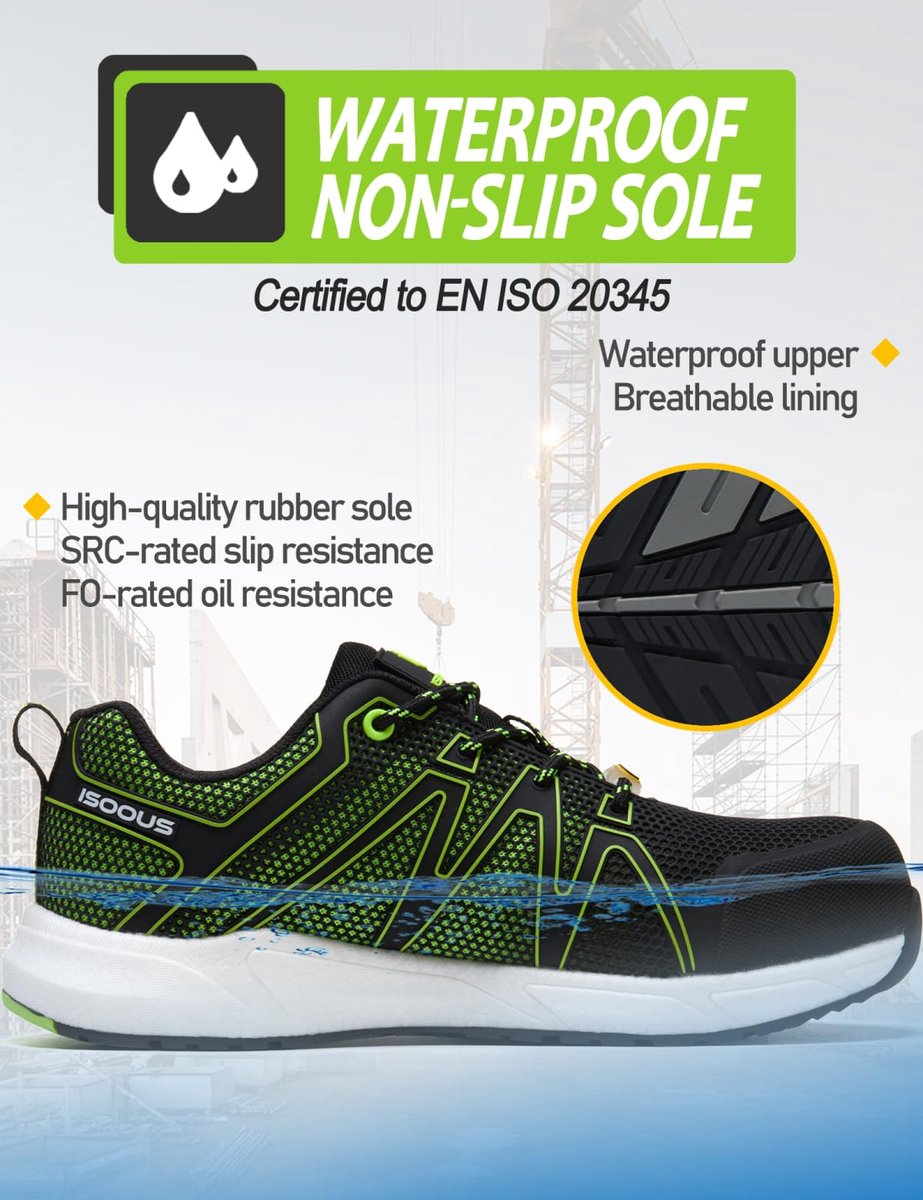 Werkschoenen S3S EU 41 - Waterdicht - Antislip - Lichtgewicht voor optimaal comfort - SnelShoppen