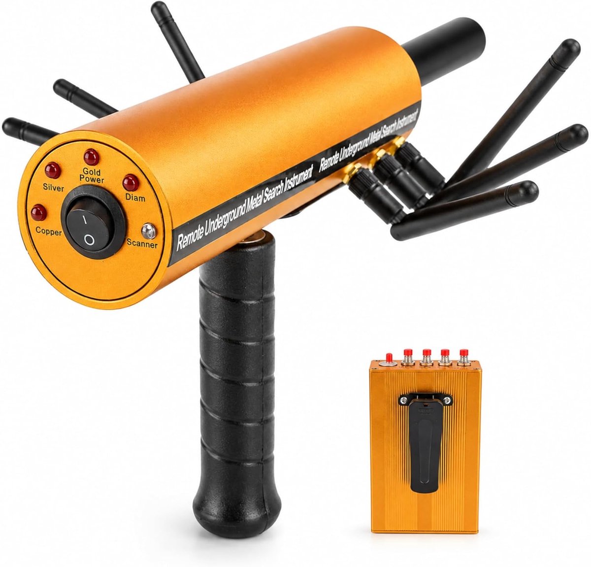 Detector Ondergronds, Gemalen Penetrerende, AKS Metalen Detector Metaal Pinpointer 30m Diepte 1200m Bereik 6 Antenne Nauwkeurige Vinden Gouden Detector