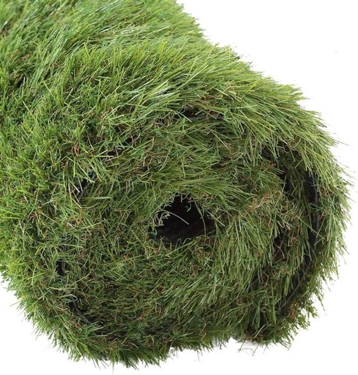 Kunstgrastapijt - voor binnen en buiten - Groen synthetisch gras - met antislipondergrond