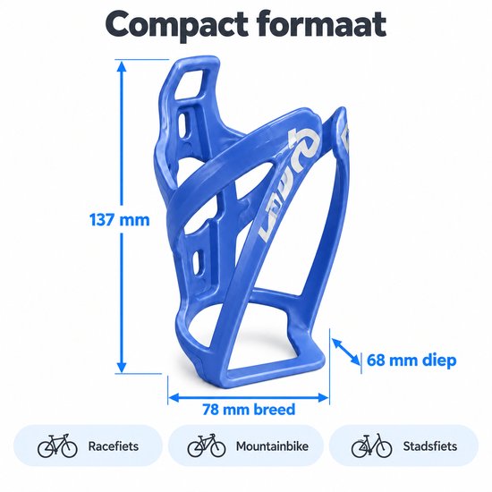 Cloudy Bidonhouder Fiets - Racefiets en Mountainbike - Blauw — afbeelding 3