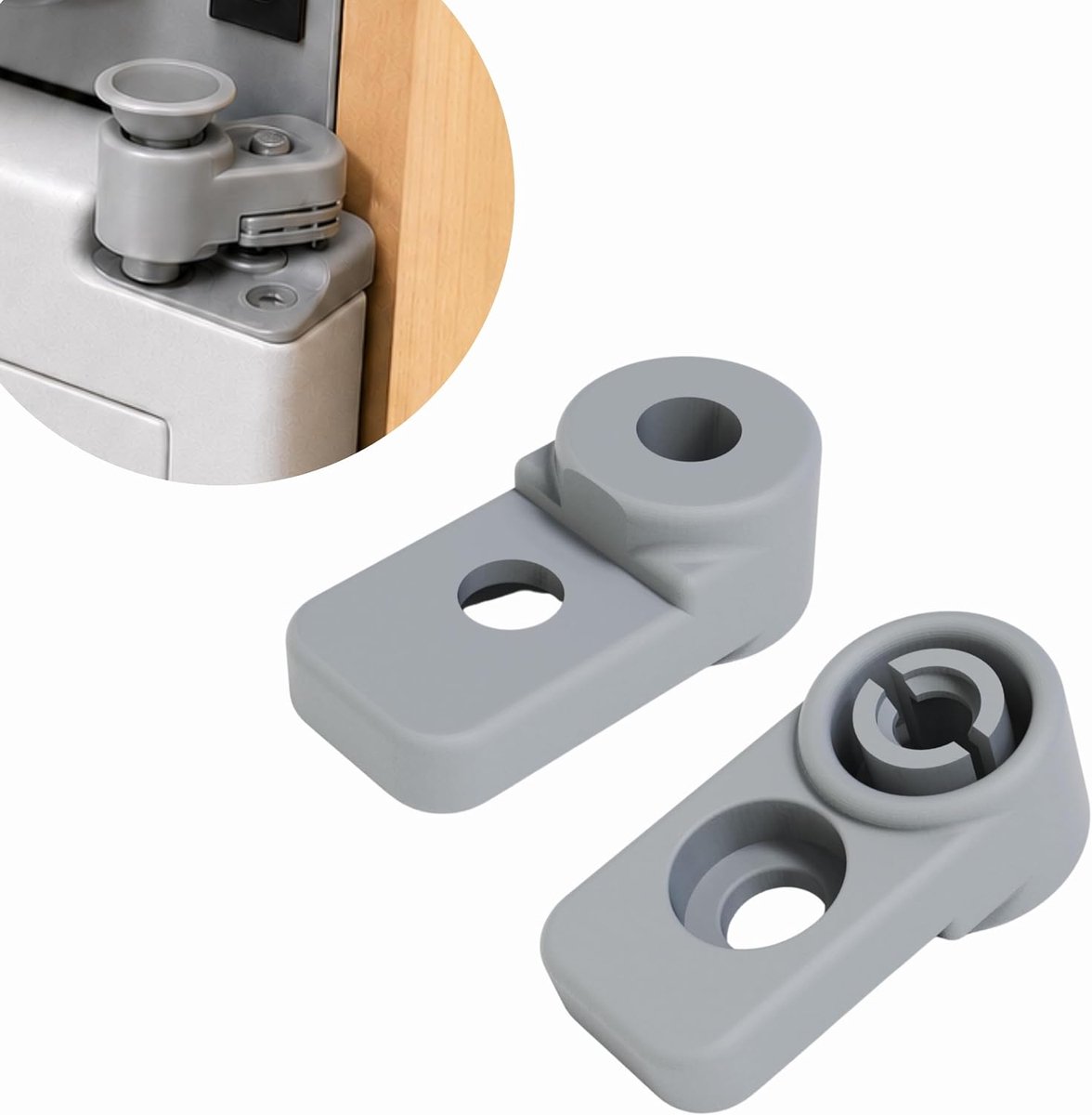 Koelkast grendelhouder deurvergrendeling, vervanging voor 2952148001 295214800, compatibel met Hymer Electrolux RM4821 - ShopVlot