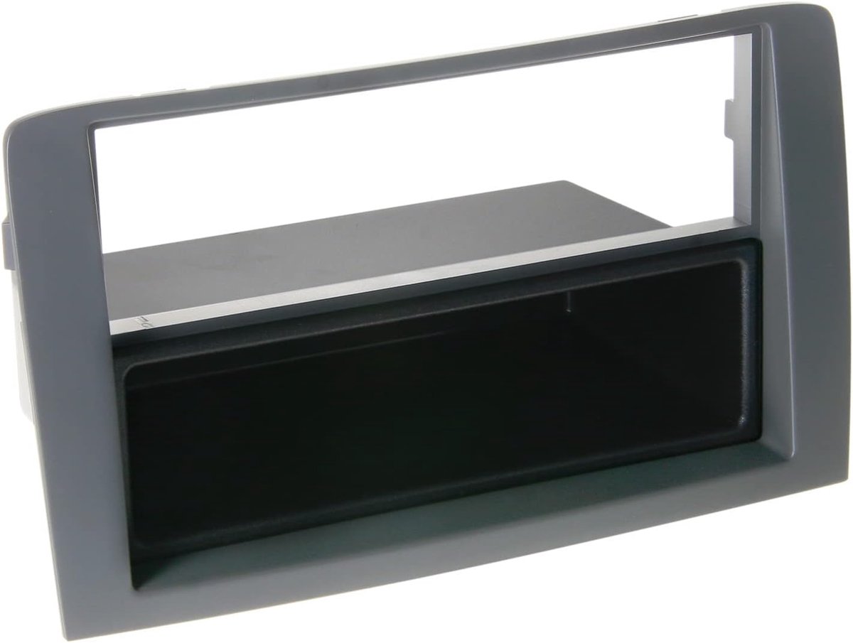 Sound-way - 1-DIN autoradio frame met opbergvak compatibel met Fiat Idea (2003-2012) en Lancia Musa (2004-2012) - ShopVlot