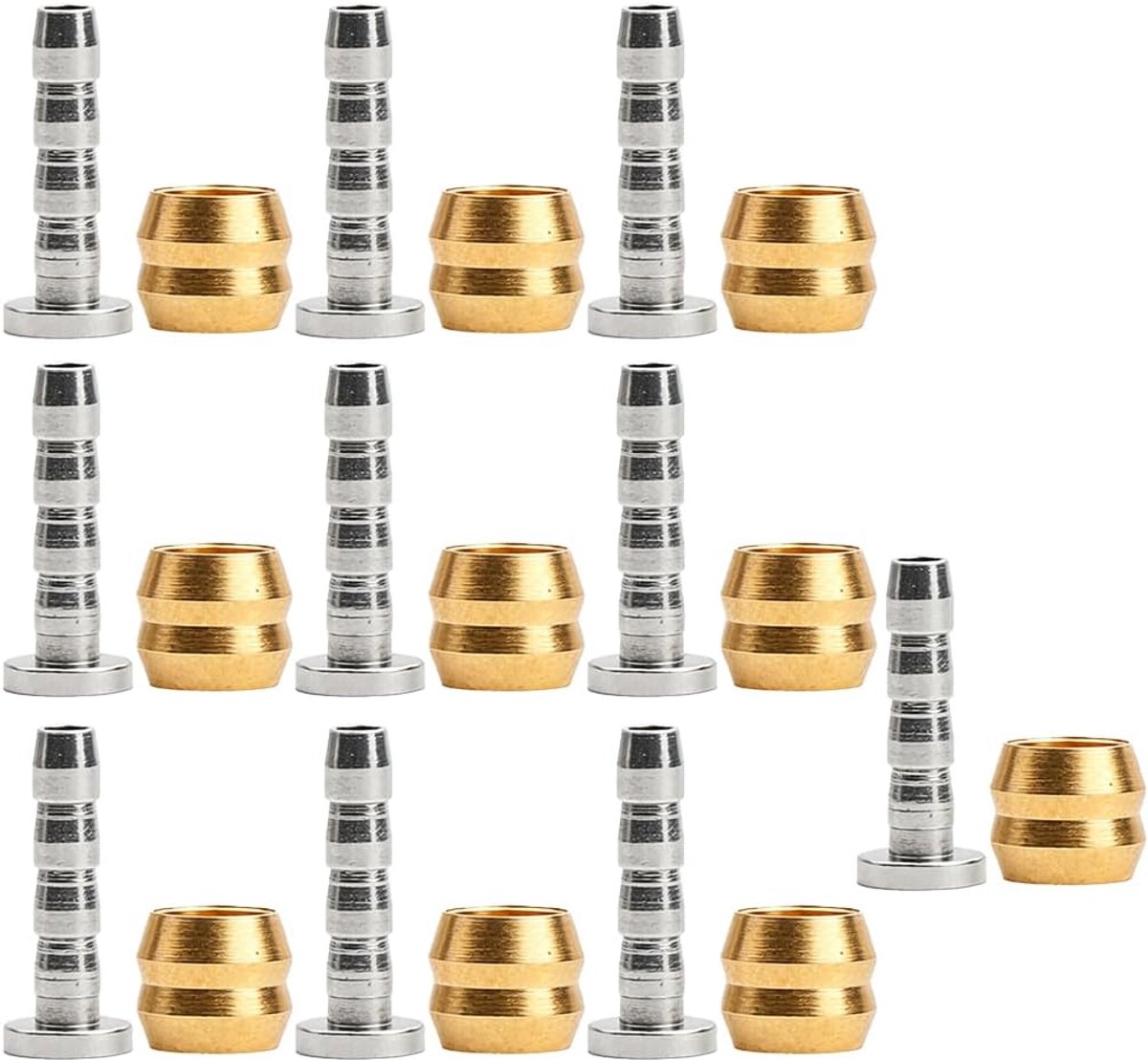 Kralen Set met Smiley Gezichten, 10 Stuks | Vierkante Kralen, Decoratief, Handwerk, Geel met Zwart, Veelzijdig Gebruik