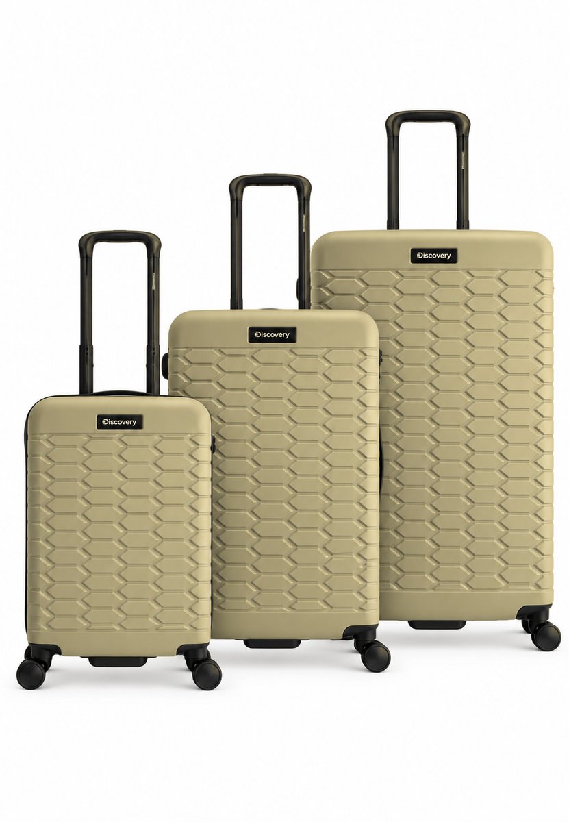 Discovery - Reptile | 3-Delig Harde Kofferset - Khaki - Khaki / Set