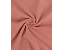 Scuba Suède Stof Effen Oud Roze – 95% PE, 5% Elastaan – 150 cm Breed – 280 g/m² – Oeko-Tex