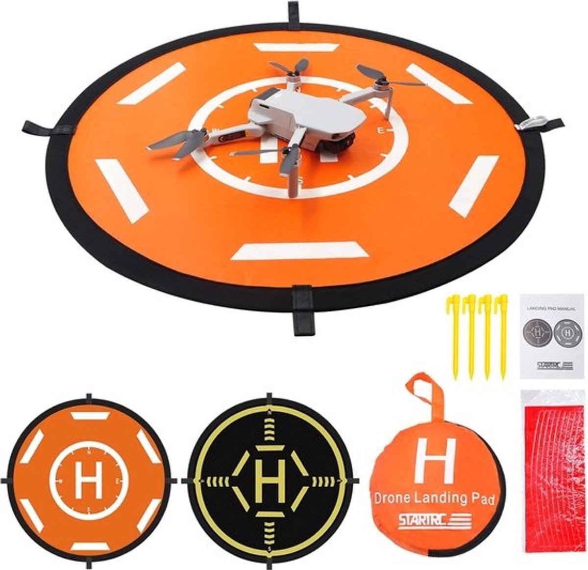 Drone-landingsplaataccessoires - 35 inch - Mini 4 Pro-accessoires UAV-landingsplaats opvouwbare draagbare landingsmat voor DJI Mavic 3 Mini 3 Air 3 RC-drone-helikopter