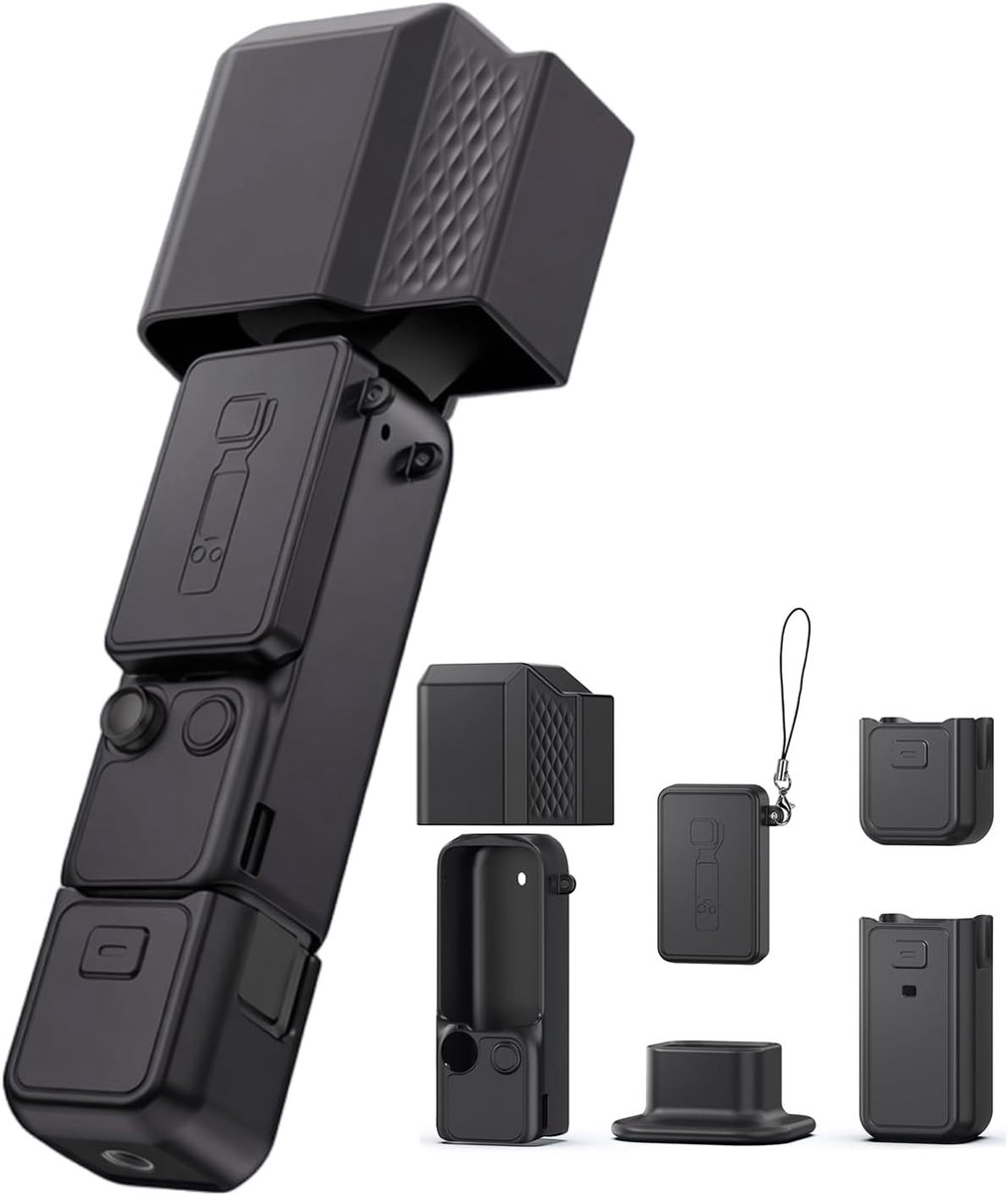 Beschermhoes compatibel met DJI Osmo Pocket 4P (Zwart)