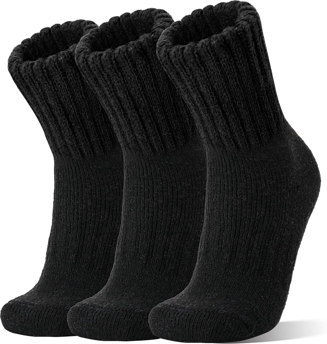 Sokken: Thermo-Winter-Warm, dikke, gezellige wandelsokken voor mannen en vrouwen, 3 paar