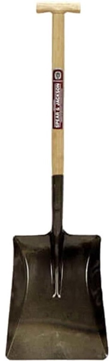 Vierkante schop - Tuinschop en spade - Voor zware klussen - Open aansluiting - 108cm lengte - Blauw