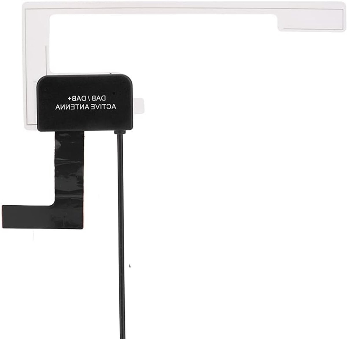 DAB digitale autoradio antenne - glasbevestiging - MCX plug - eenvoudig te installeren - ShopVlot