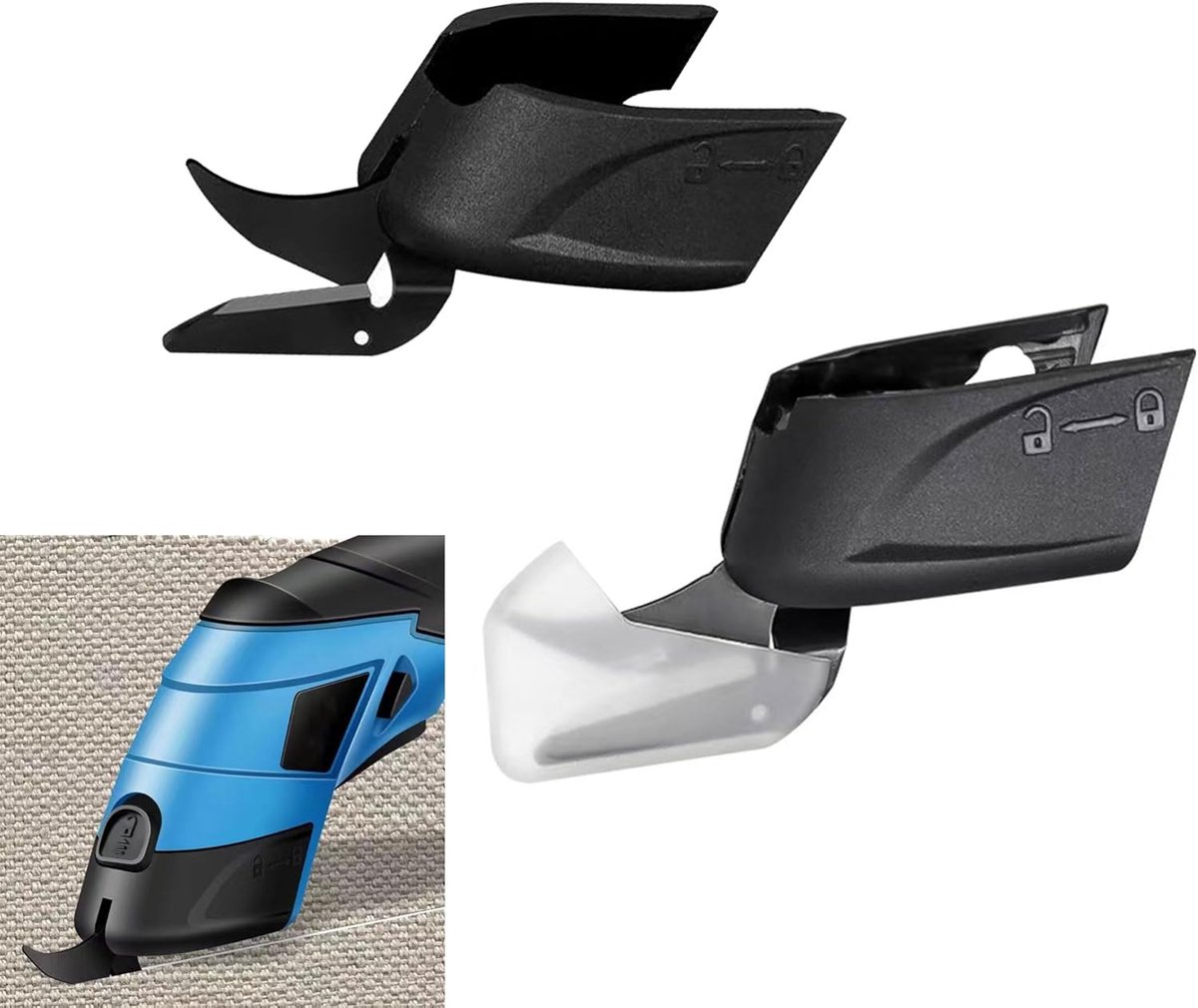 Snijkoppen voor elektrische scharen - vervangende messen - veilig en betrouwbaar - voor nauwkeurig snijden - ShopVlot