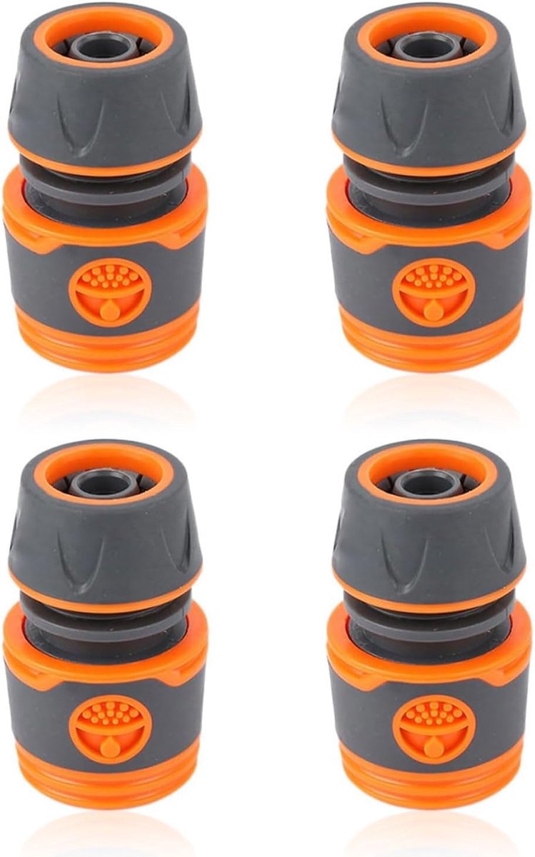 4 stuks 1/2 inch tuinslang-snelkoppeling, praktische verlenging voor irrigatiesystemen - ShopVlot