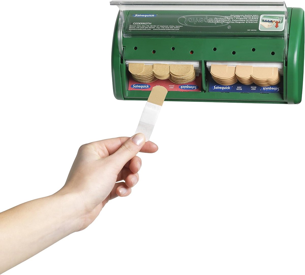 Plakband dispenser 220x115 mm - elastisch en waterdicht - voor wondverzorging - eenvoudig in gebruik - ShopVlot