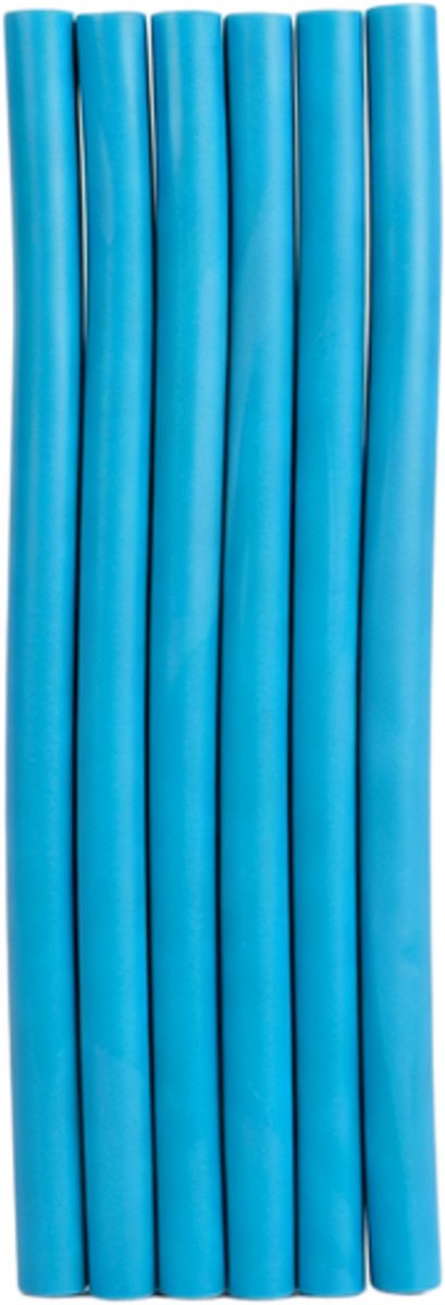 Krultangen - Set van 6 - Zachte schuimkrullers voor lang haar - Zachte sponskrullers in verschillende maten - Schuimkrullers met kliksysteem - Krultangen voor 's nachts die geen verwarming nodig hebben - Geschikt voor vrouwen, meisjes en kinderen.