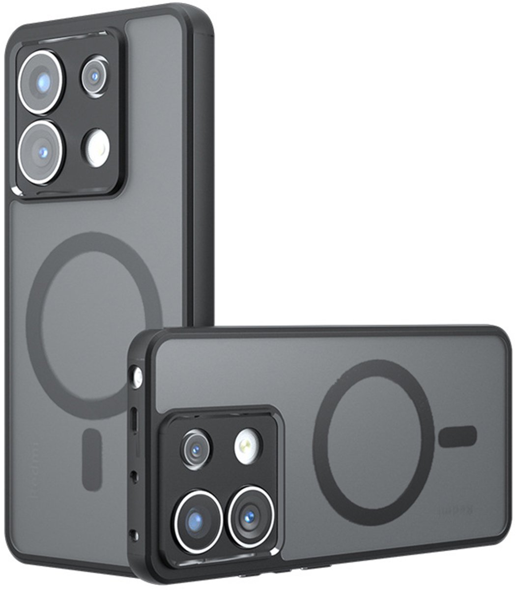 Techsuit - PureFrost MagSafe - Xiaomi Redmi Note 13 Pro 5G / Poco X6 - Frosted Black
