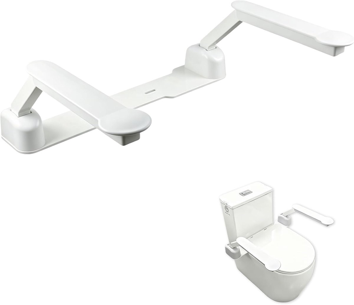 Hulp toilet, inklapbaar, voor senioren, zonder boren