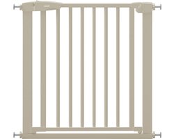 Luvion ® Safety Gate Plus Traphekje – Klembevestiging (Zonder Boren Mogelijk) – 76–82,9 cm – Beige