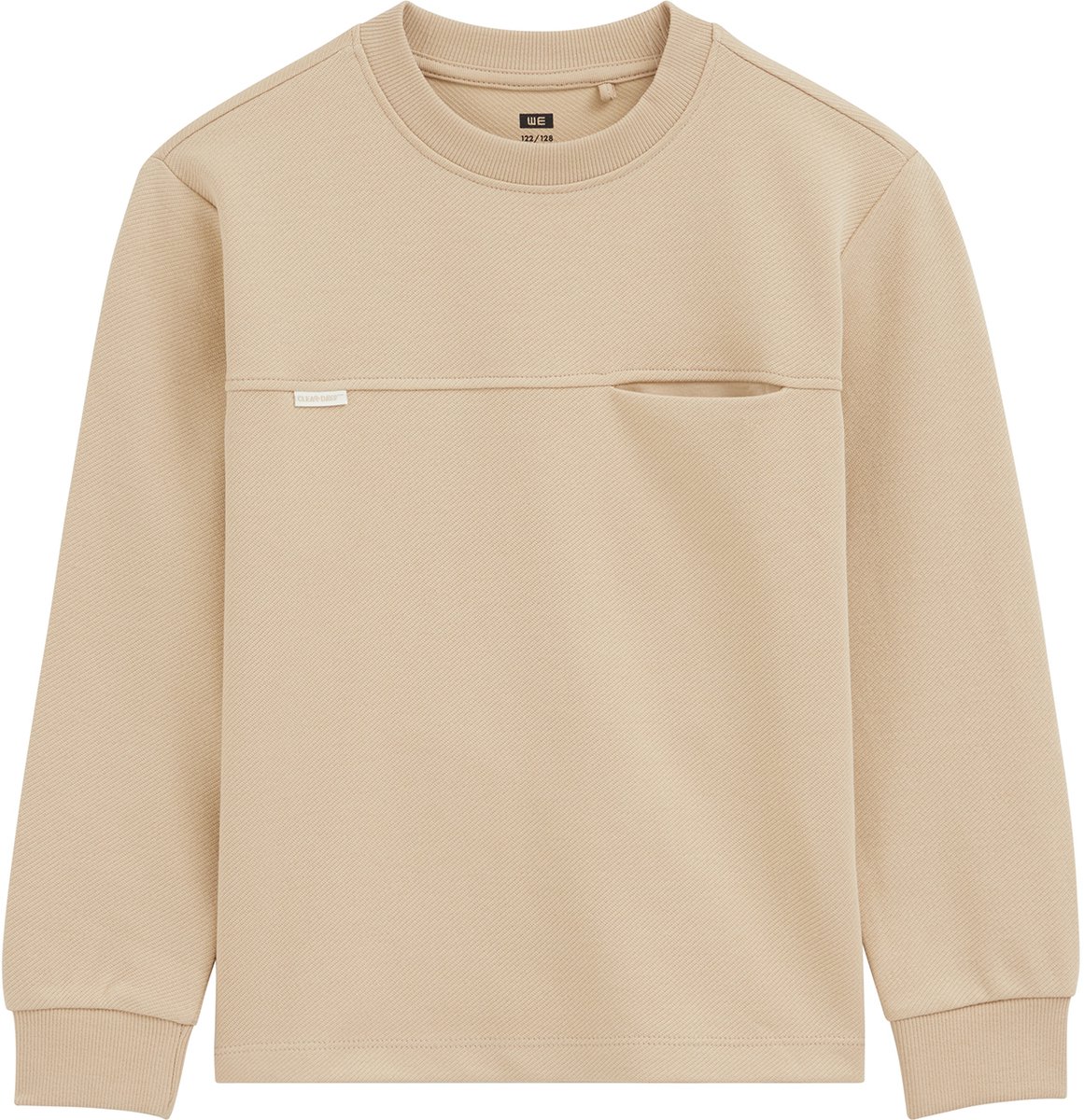 WE Fashion Jongens T-shirt met structuur