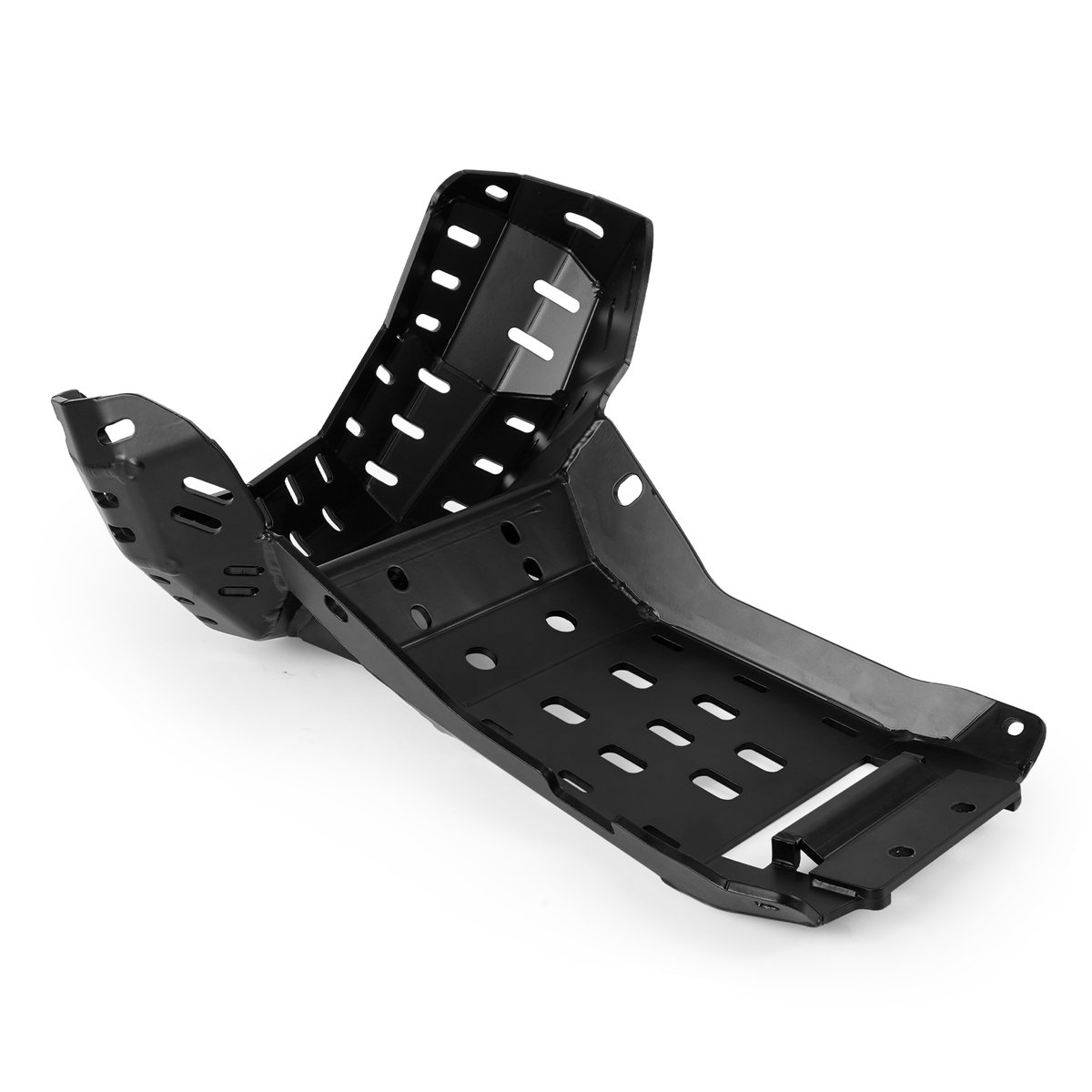 Skid Plate Motorfiets - Zwarte Beschermplaat Met Pijpbescherming - 5052 Aluminium - 2,7 Kg - Voor KTM Husqvarna GasGas - Offroad Bescherming