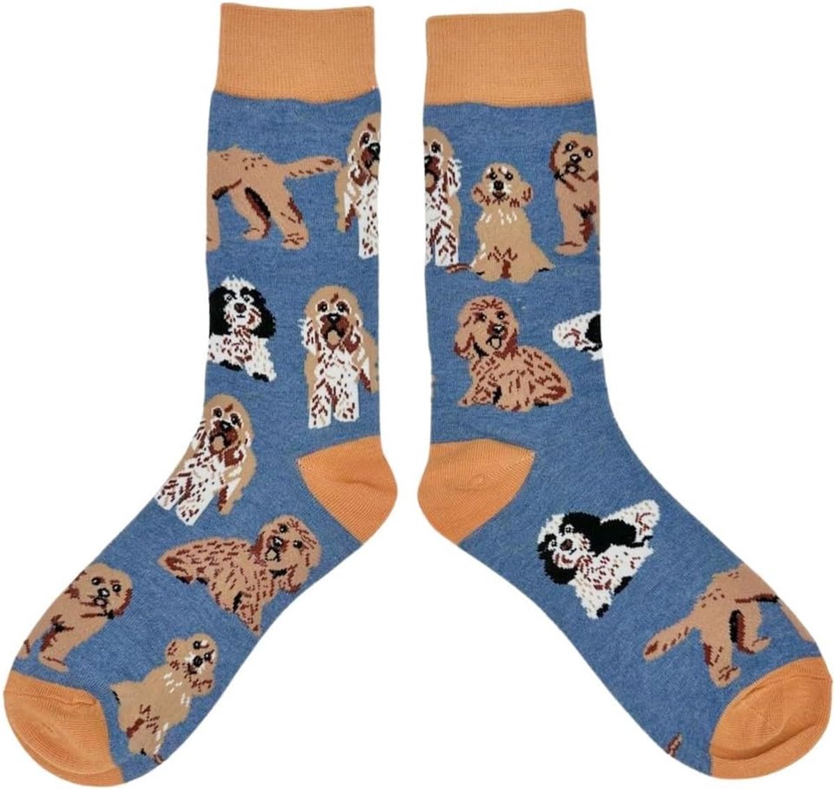 Sokken met Honden, diverse rassen - 36-40 - Cadeau voor hondenliefhebber