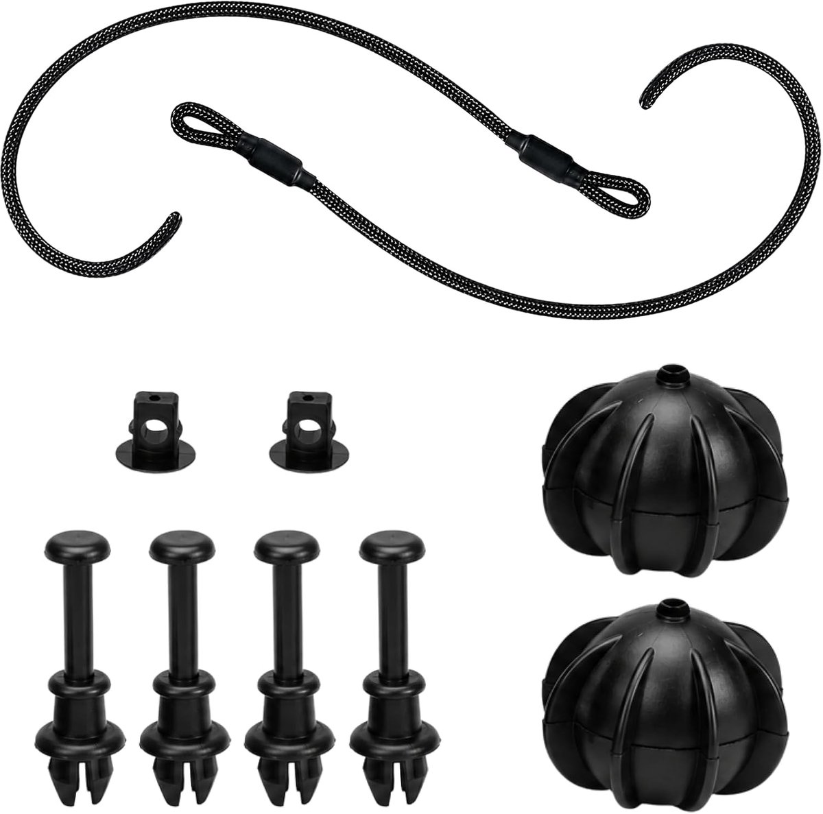 2 stuks kofferbakbevestigingsband hoedplank set, universele achterplank