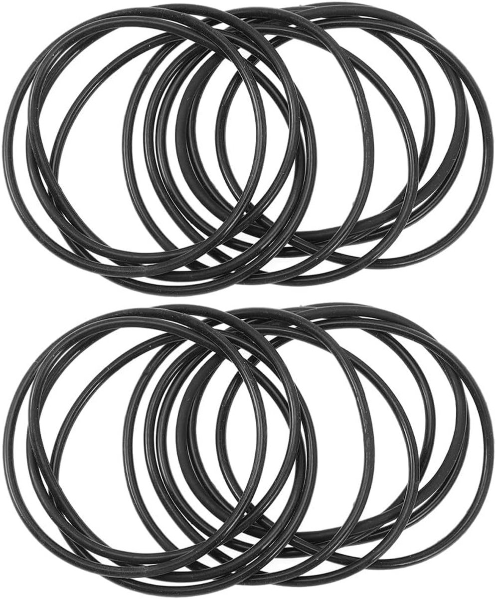 Armbanden, verpakking van 50, zwarte elastische armbanden