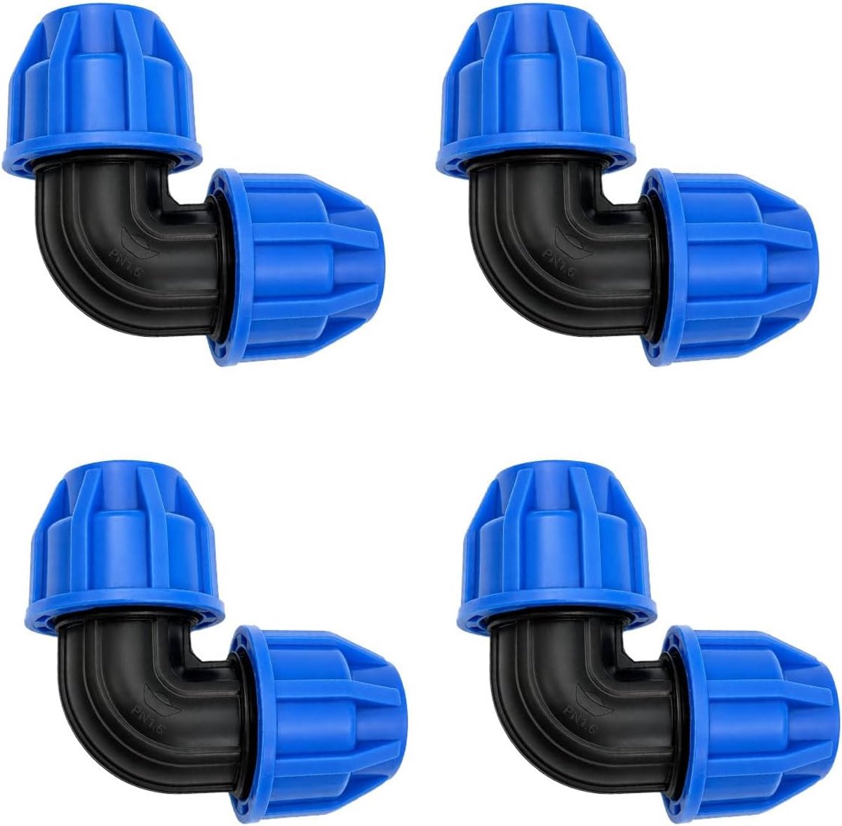 Buis hoek 25mm set van 4