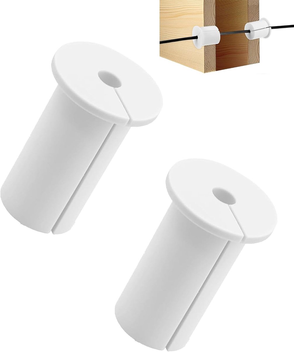 2 stuks wanddoorvoer voor Starlink muurdoorvoer kabel wanddoorvoer kabel buiten kabelgeleidingsset muur grommets voor 1 inch wandgat Starlink kabelrouter en ethernetadapter