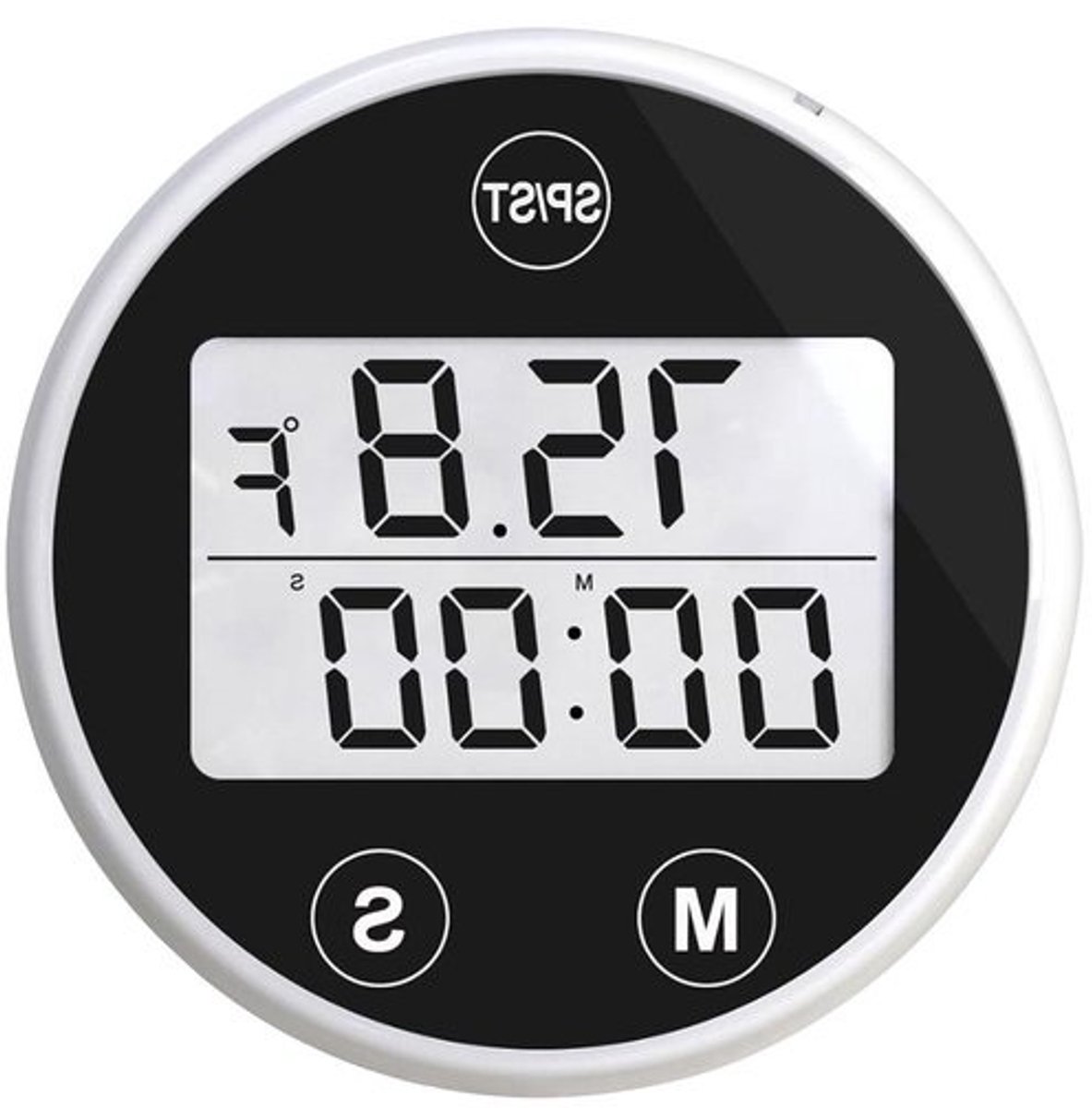Watertemperatuurmeter - Drijvende thermometer - Water temperature - Smart alert-systeem - 5.1 cm - Wit