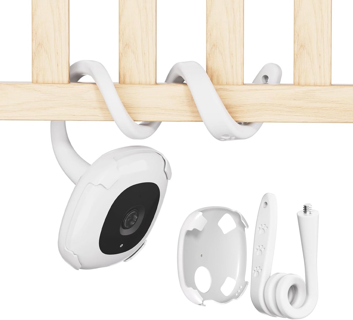 Flexible Twist Clip Holder for Nanit Pro Smart Baby Monitor, Flexible Twist Bracket for Nanit Pro Smart Baby Monitor - ShopVlot