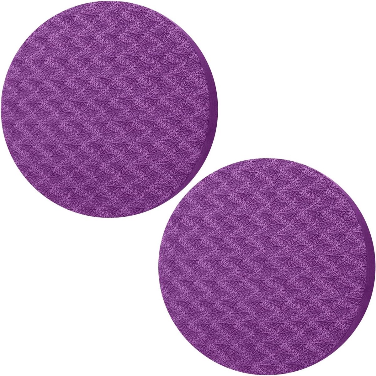 SnelShoppen - Yoga Knie Pads - 1 Paar Donkerpaars - Antislip Yoga Mat - Elbow Yoga Oefenmat - Anti-Collisie Mat voor Pilates en Sport - 17.5 cm