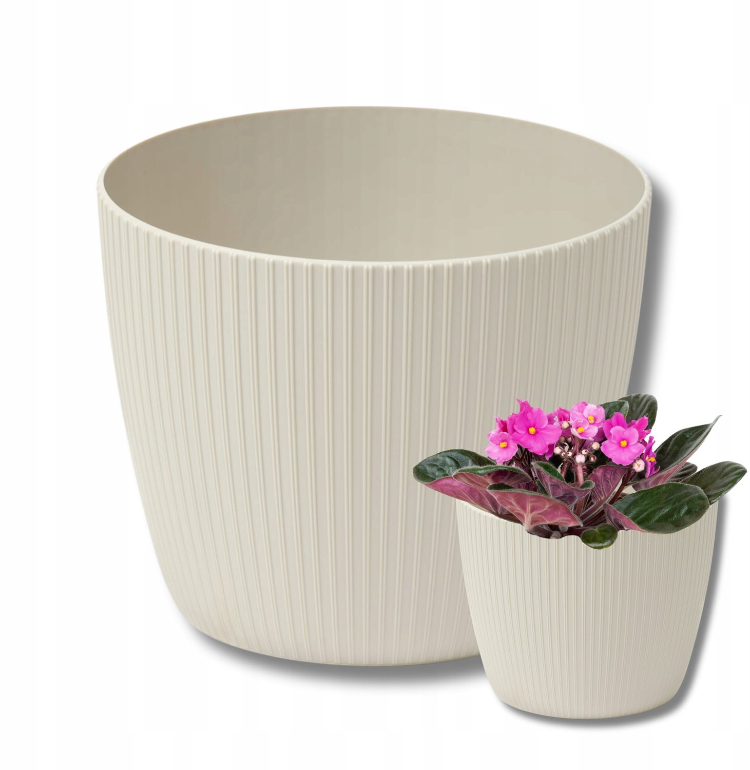 Magnolia Jumper Pot Beige Ø 16cm - Stijlvolle Decoratie voor Binnen & Buiten