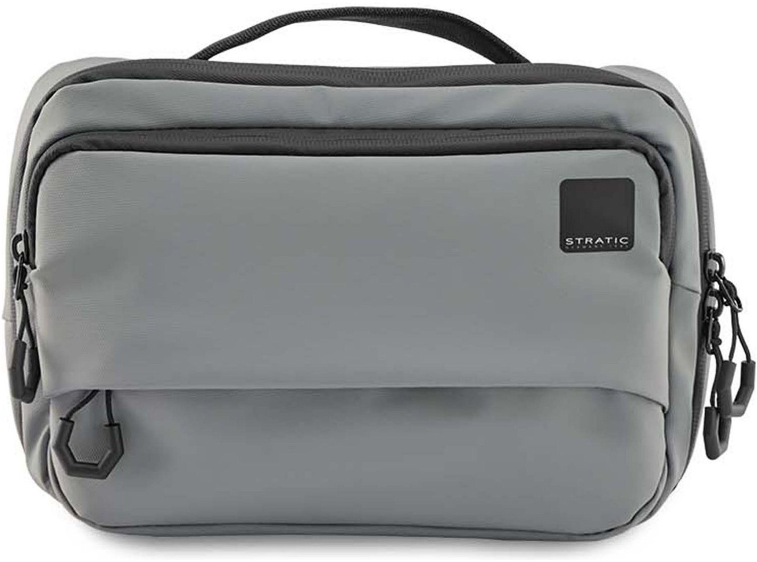 Stratic Vibe Toilettas 26 cm - 4 L - Ritssluiting - grey