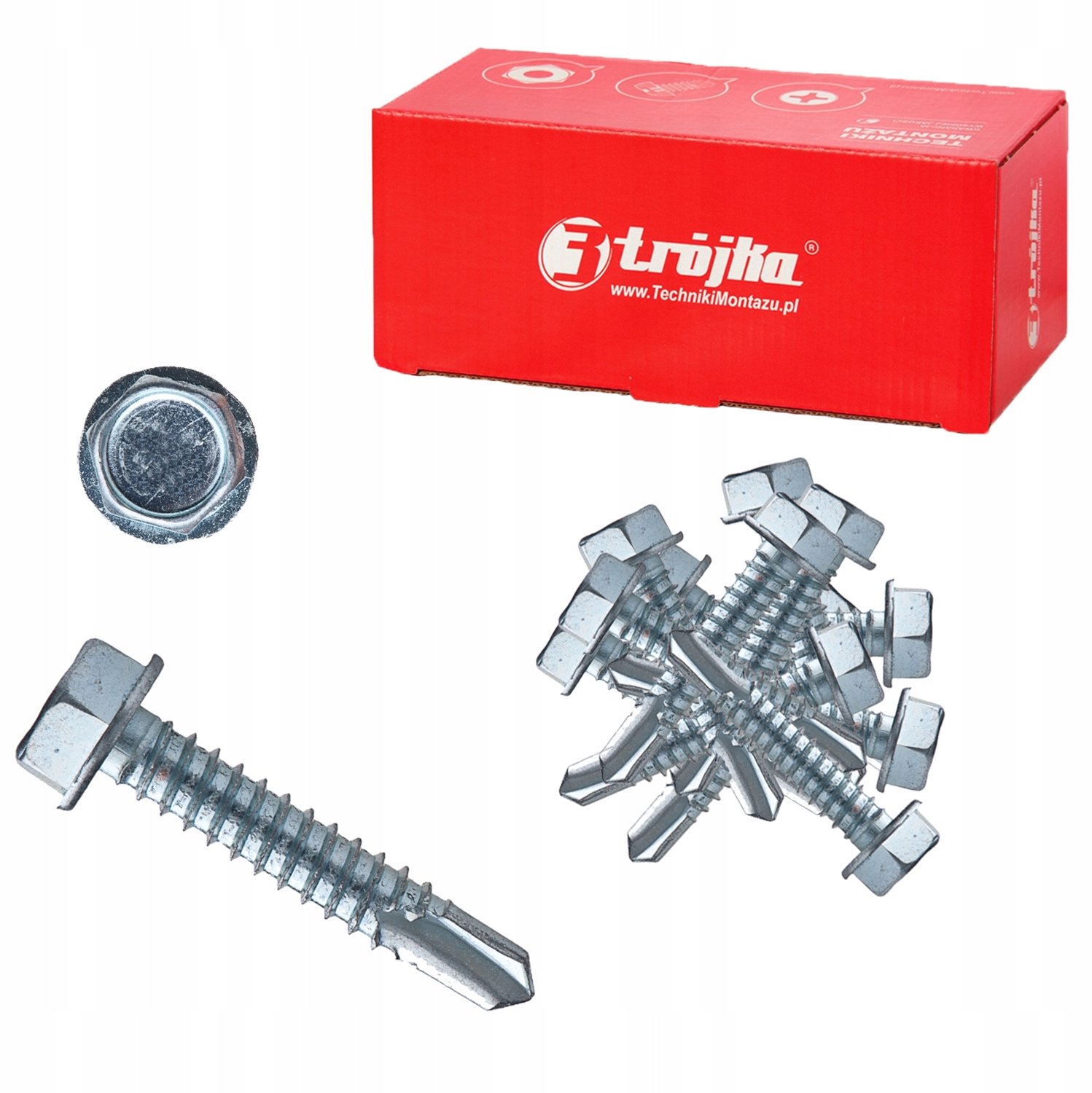 Zelfborende Metaalschroef 6,3x19mm - 250 stuks