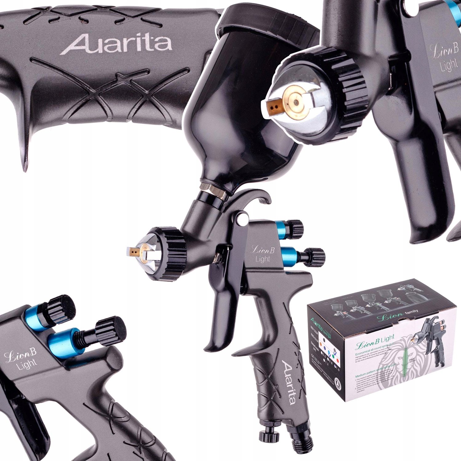 HVLP Spuitpistool 0.8mm Lichtgewicht voor Spotrepair & Afwerking
