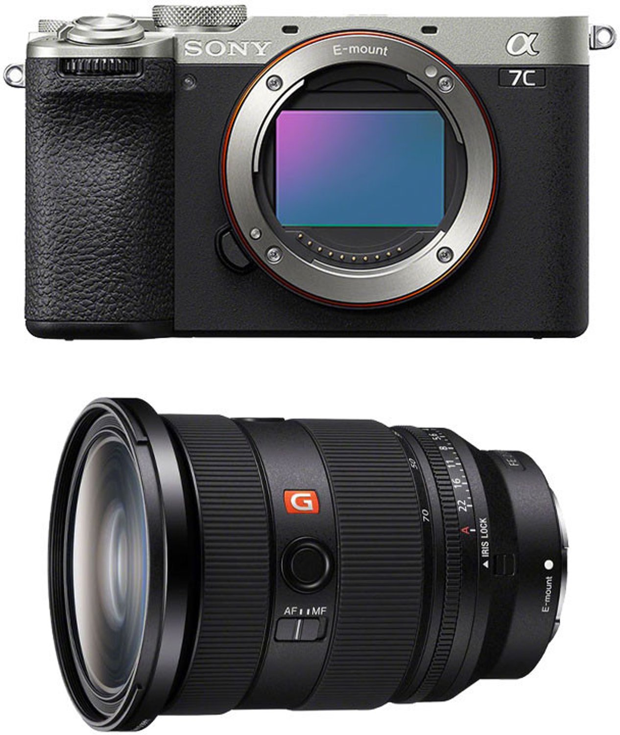 SONY ALPHA 7C II Silber + FE 24-70 f/2.8 GM II