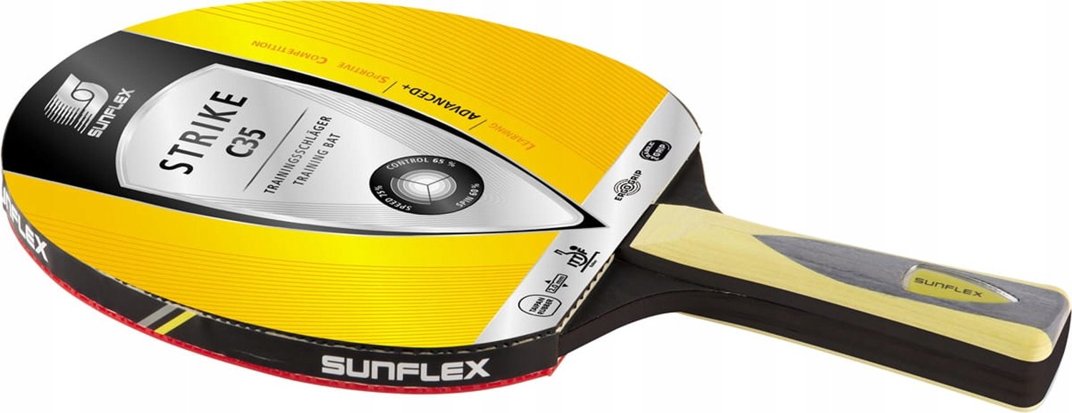 SUNFLEX Strike C35 Tafeltennisbatje - ITTF Goedgekeurd