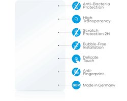 upscreen - Screenprotector voor CarpodGo T4 Plus - Folie Beschermfolie transparant antibacterieel