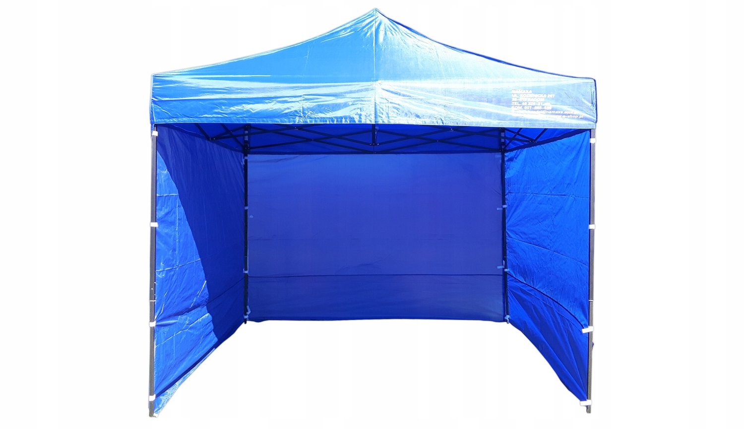 NAMIOT TYTAN 3x3m Blauw - Snel op te zetten Paviljoen