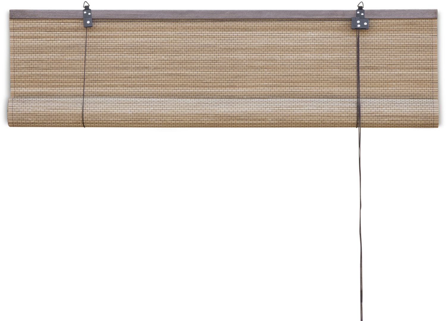 Bamelle Bamboe rolgordijn Zoë – Bruin – 100x220 cm – Bamelle - Natuurlijk & stijlvol raamdecoratie – Lichtdoorlatende zonwering – Eenvoudige & snelle montage