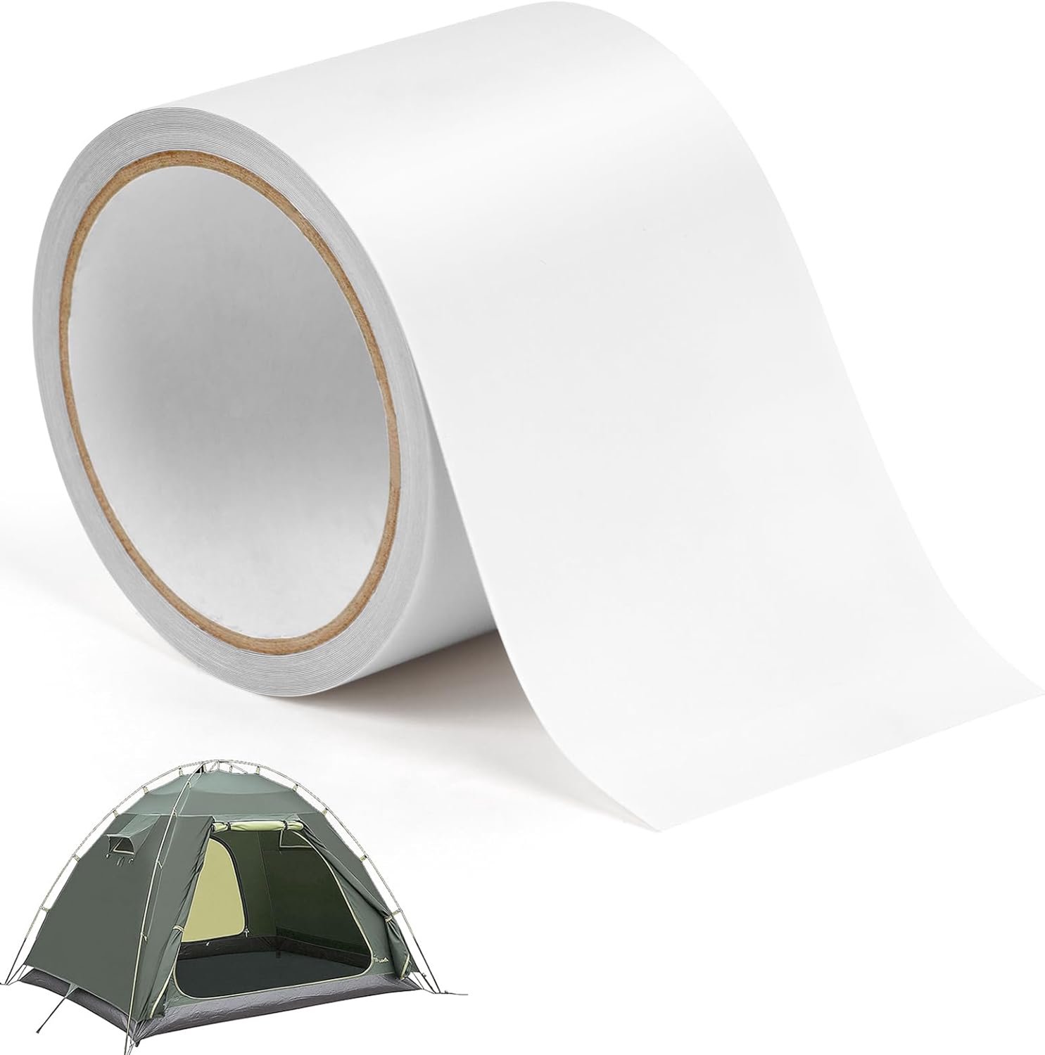 Reparatietape - 8*200cm - Tent Tape - Fix Tape - Waterdichte Tape - Lekkage Tape - Zelfklevend -voor PVC gecoate luifel, tenten, opblaasbare zwembaden, dak, zeildoek, tuinhuisje, canvas, camping reparatieset - TPU patches- Transparant