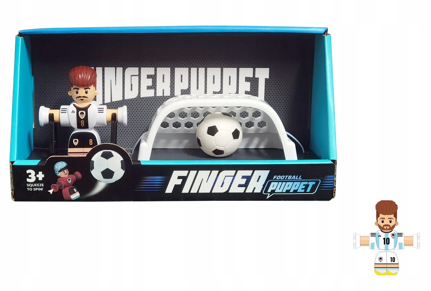 Mini Voetballer Speelgoed met Doel en Bal - Draait bij Druk!