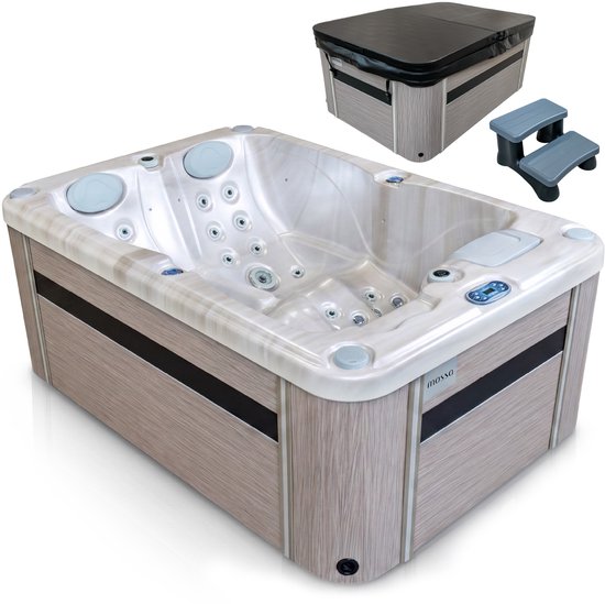 MOSSA VL-2P-PRO-OO-LB-Z Buitenspa 2 Persoons - 50 Jets - 600 L