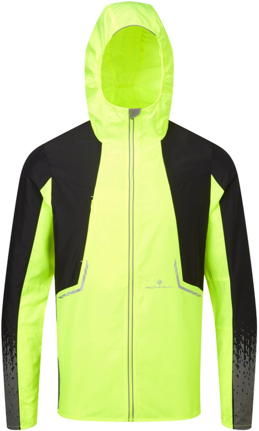 Ronhill | Men's Tech Reflect Jacket | FlYellow/Blck/Reflect | S