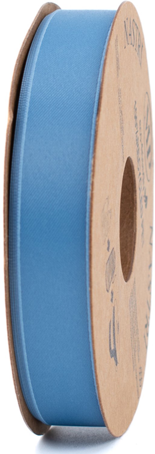 Gerecycled cadeaulint - decoratielint - petrolblauw - 15 mm x 20 meter