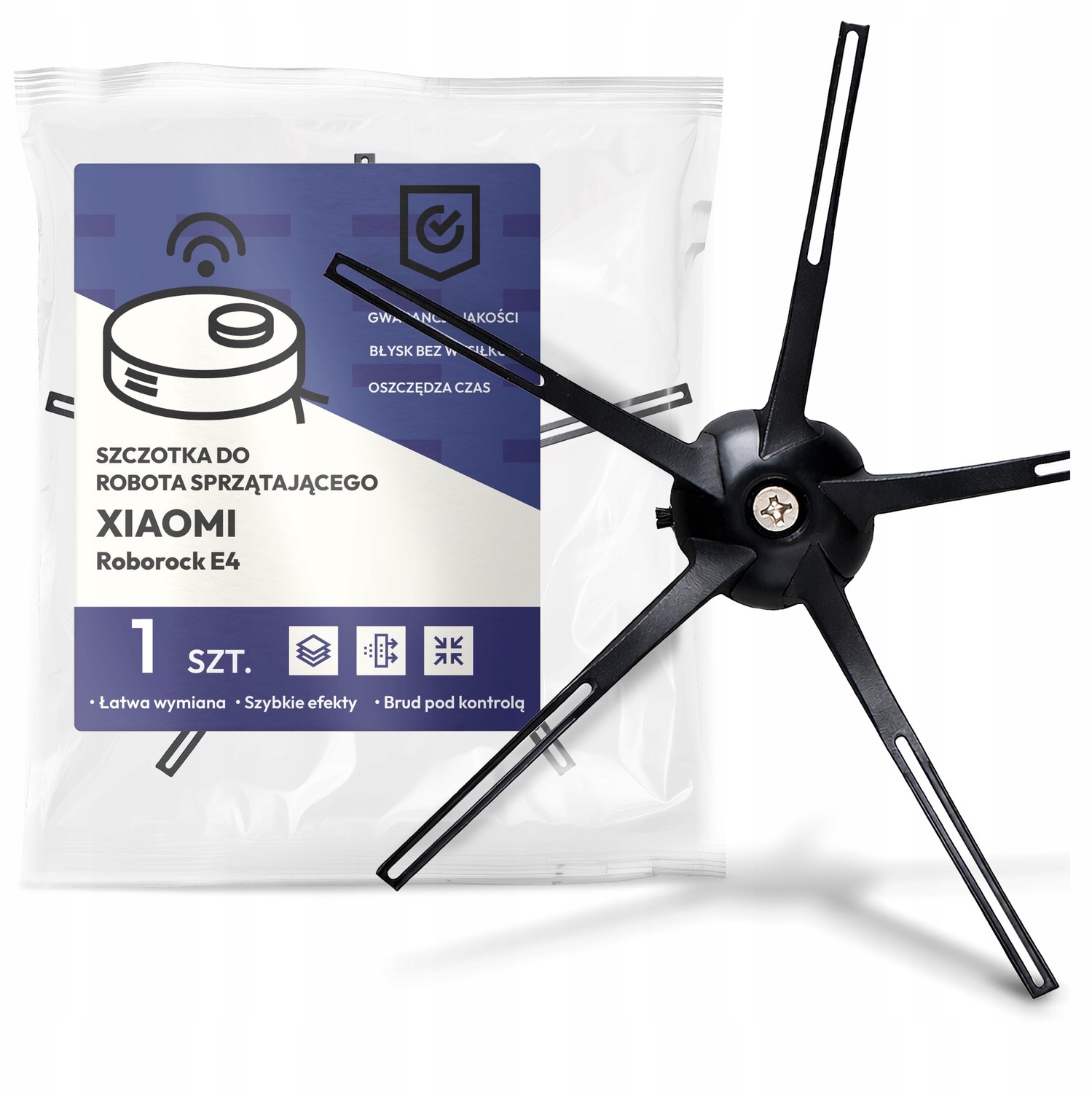 Zijborstel voor Xiaomi Roborock E4 robotstofzuiger - 5 armen